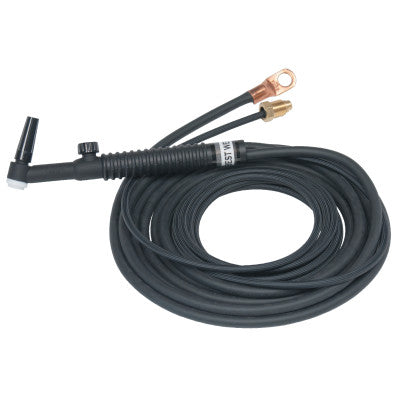 125 Amp Air Cooled TIG Torch, Flx w/Vlv Hd, 3/4 x 5 1/2", Two Pc 25' Cable
