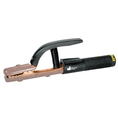 Electrode Holders-High Tong Type, 500A, Brass, For 3/0 Cable, 10mm Cap., 12.6" L