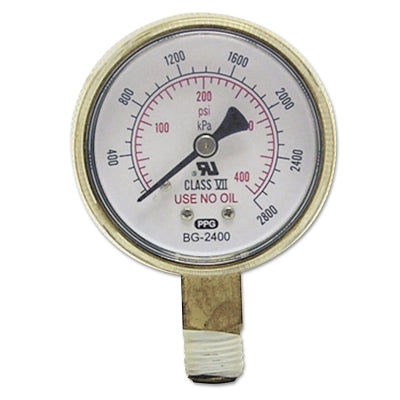 BW 1-1/2X100 BRASS REPLACEMENT GAUGE