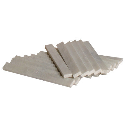 Soapstones, Flat, 1/2 in x 3/16 x 5 in, White