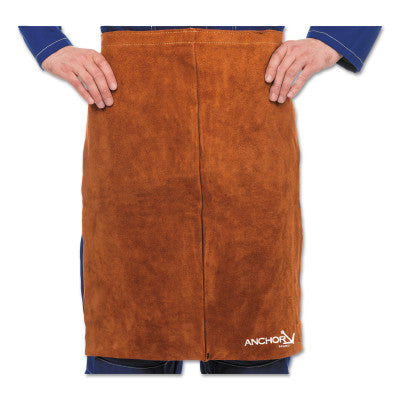 Split Leg Waist Aprons, 18 in x 24 in, Side Split Cowhide, Lava Brown