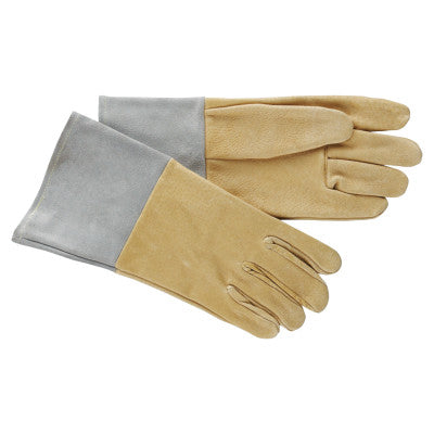 Pigskin TIG Welding Gloves, X-Large, Tan