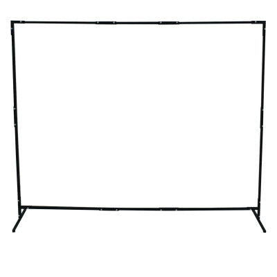 Curtain Frame, 6 ft X 6 ft Expandable to 6 ft X 8 ft, Steel, Black