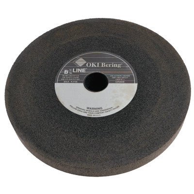 Straight Resinoid Wheel, 10" Dia., 1" Thick, 1 1/4" Arbor, Coarse, Dark Gray