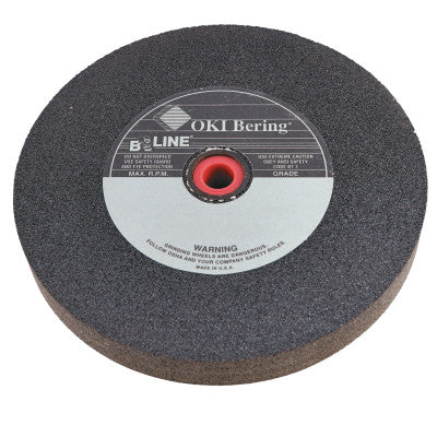Straight Resinoid Wheel, 8" Dia, 1" Thick, 1" Arbor, Fine Grit