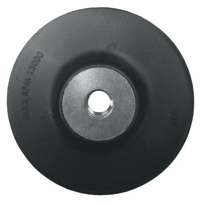 Backing Pads for Resin Fiber Sanding Discs, 5 in X 5/8 in - 11, Firm