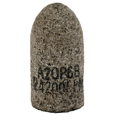 Cones and Plugs, 1 1/2" Dia, 3" Thick, 3/8-24" Arbor, 24 Grit, T16