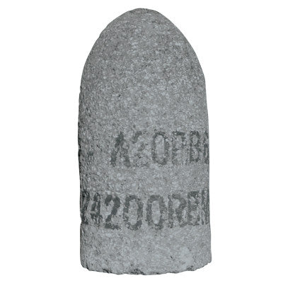 Cones and Plugs, 1 1/2" Dia, 3" Thick, 5/8-11" Arbor, 24 Grit, T16