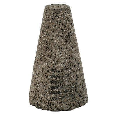 Cones and Plugs, 1 1/2" Dia, 2 1/2" Thick, 5/8-11" Arbor, 24 Grit, T18